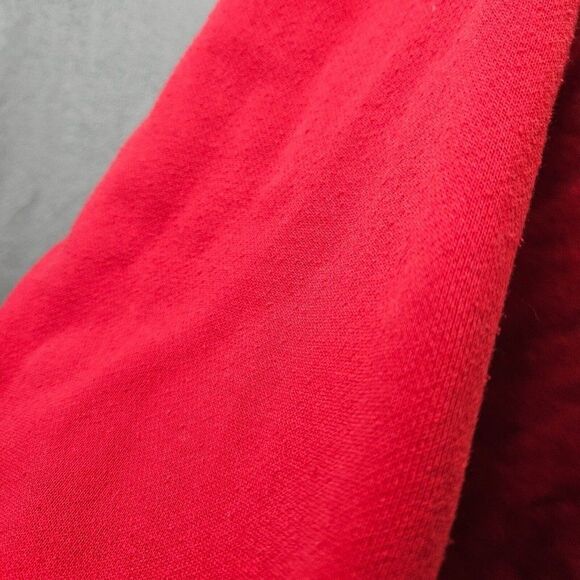 Vintage Faded Glory Sweater Mens Medium Red 1/4 Zip Up Long Sleeve Pullover - Picture 2 of 10